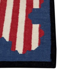 Tappeto Aprezo Garnet Undyed White Dhurrie