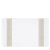Tappeto da bagno Plissè bianco e marmo