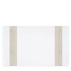 Tappeto da bagno Plissè bianco e marmo