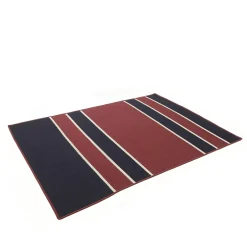 Tappeto da esterno rosso e blu di Antonio Marras