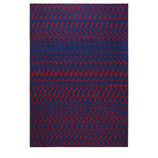 Tappeto Fuoritempo Kilim viola di Paolo Giordano e Nicole Jeanneret