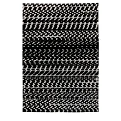 Tappeto Fuoritempo Kilim bianco e nero di Paolo Giordano e Nicole Jeanneret
