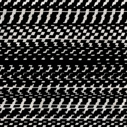 Tappeto Fuoritempo Kilim bianco e nero di Paolo Giordano e Nicole Jeanneret