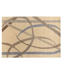 Tappeto grigio Lettera Disegnata di Gio Ponti