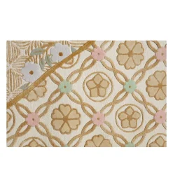 Tappeto Hanatsugi Kyoto Beige
