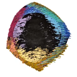 Tappeto in lana Disappearing Spectrum di Clémentine Chambon - Edizione limitata