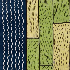 Tappeto in lana fatto a mano Sapphire Streams