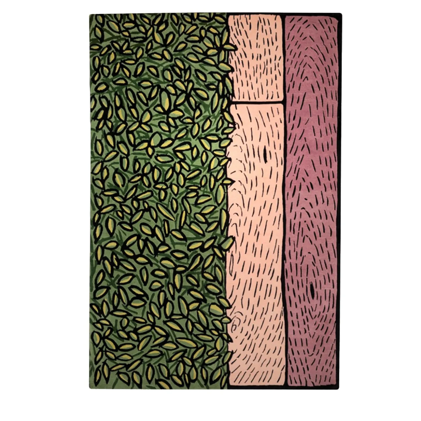 Tappeto in lana fatto a mano Rose Realm