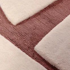 Tappeto in lana rosa ruggine Atlas AT02