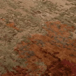 Tappeto in seta di bambù arancione Loft L170A