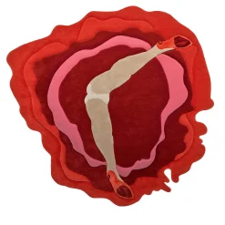 Tappeto Marilyn in edizione limitata design dello Studio Amebe