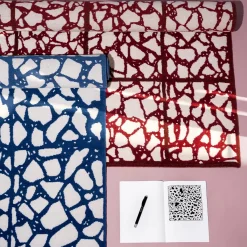 Tappeto Ravenna Terrazzo in lana lavorato a mano