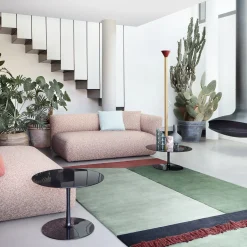 Tappeto Verde in Lana Terrazze Cadorna