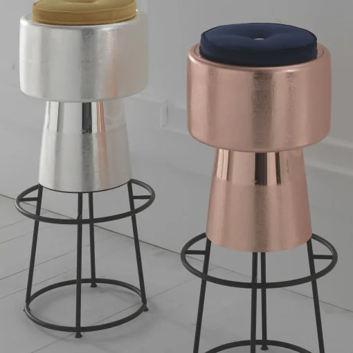 Tappo Sgabello da bar in argento di NOOII