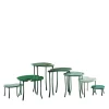 Tavo B Set di tavoli modulari verdi a 7 pezzi in edizione limitata di Giuliano-Fukuda