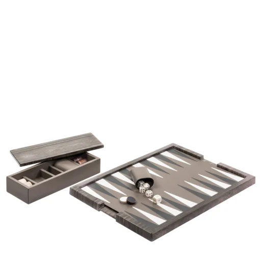 Tavola da backgammon in marmo Eramosa Brown Ettore