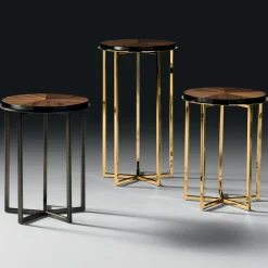 Tavolino alto Elliot Plus in oro