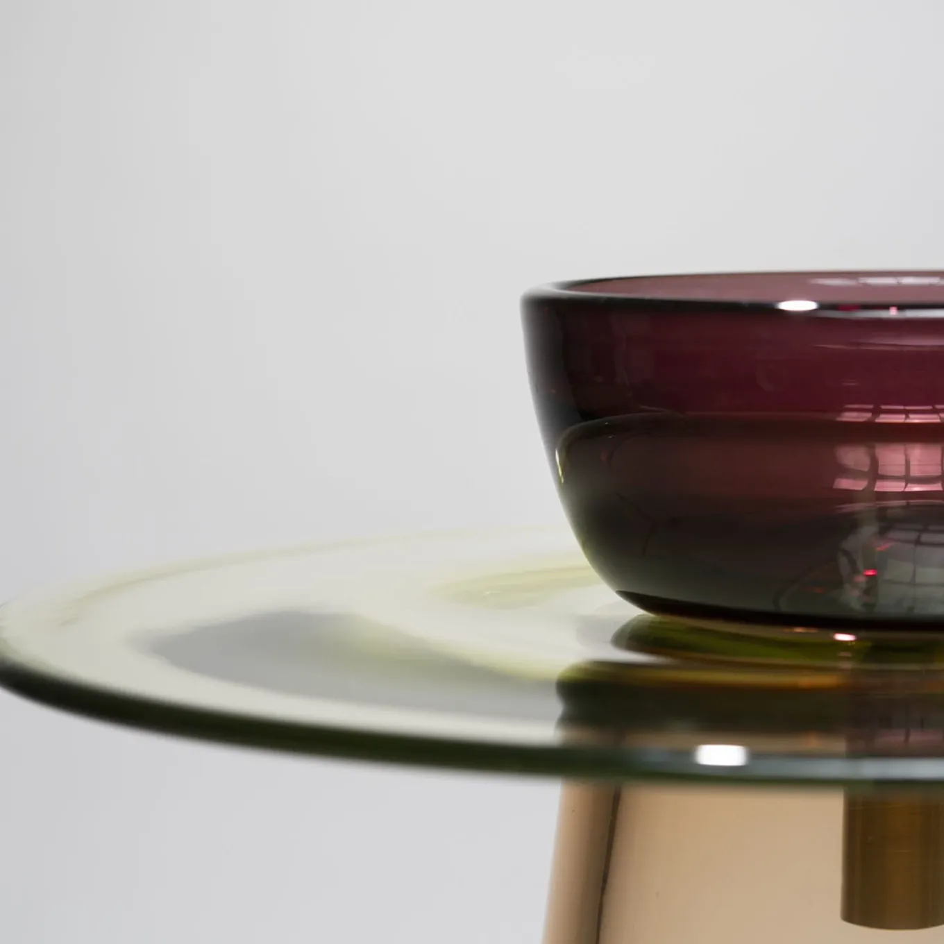 Tavolino Angel Mid-Low Rosé-Verde-Amehyst