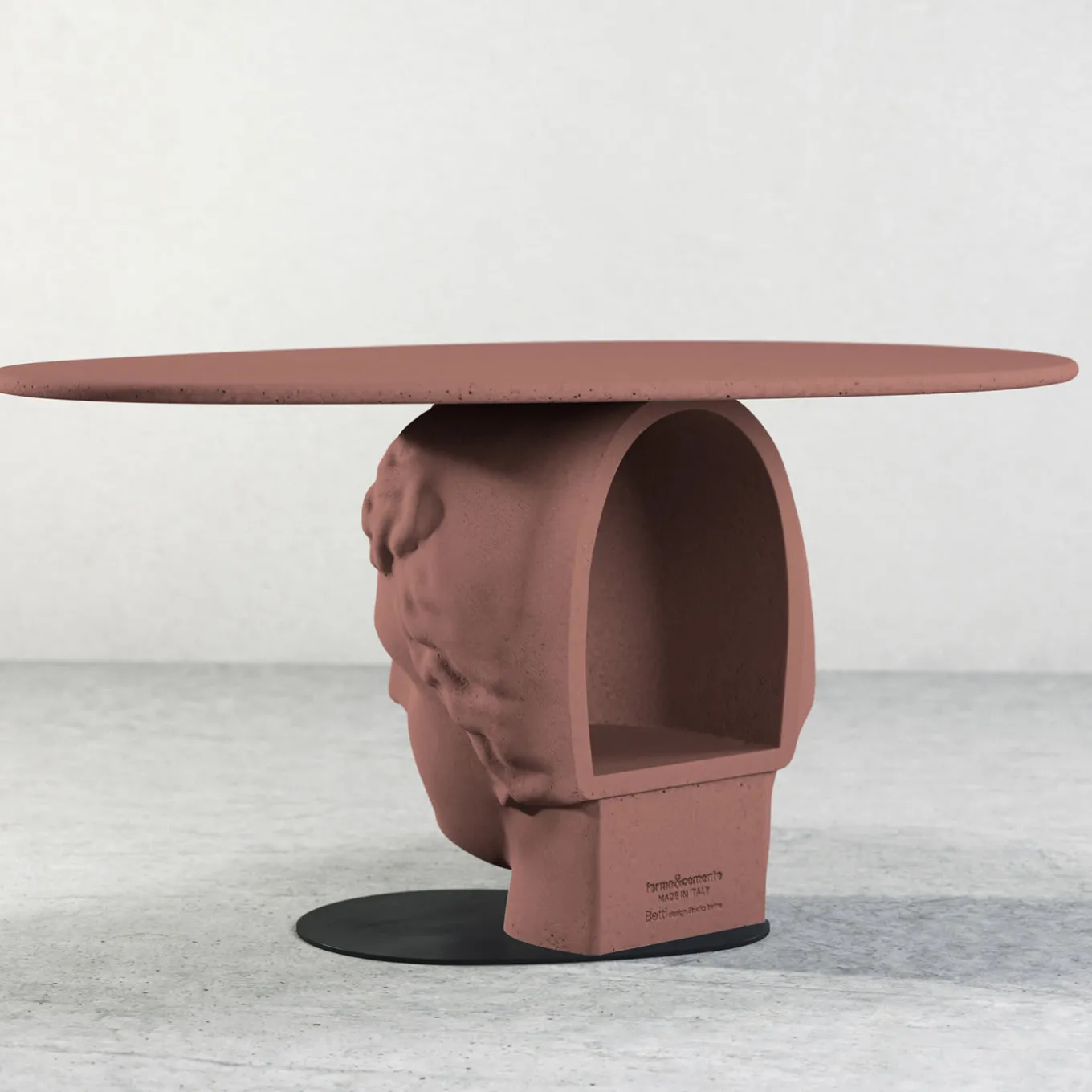 Tavolino Betti Red Brick II di Marialaura Rossiello Irvine