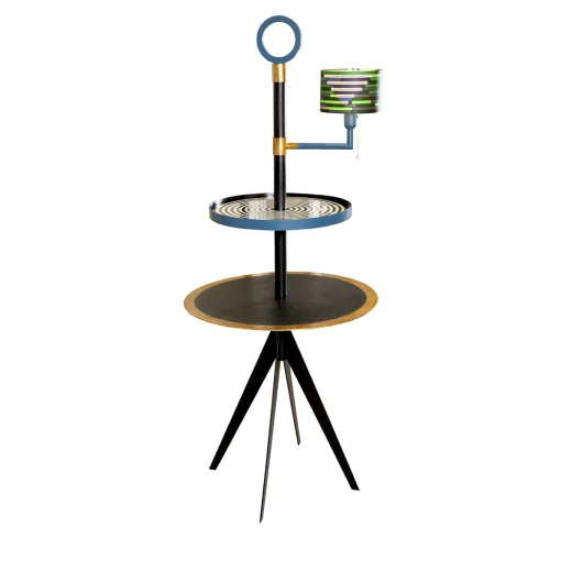 Tavolino Concentrico Valet con lampada