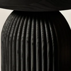 Tavolino Convesso in frassino nero