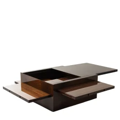 Tavolino Cubico in Legno Marrone "Arcano" di Storagemilano