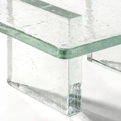 Tavolino da caffè Berg in vetro di John Pawson