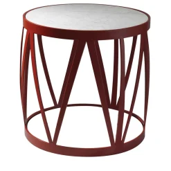 Tavolino da caffè per esterni Zig Zag in acciaio inox