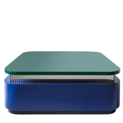 Tavolino da caffè quadrato blu Thelma & Louise