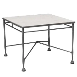 Tavolino da esterno Intreccio in acciaio inox