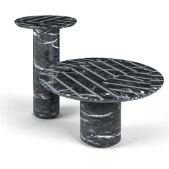 Tavolino in marmo Optic Grigio Carnico di Zanellato Bortotto