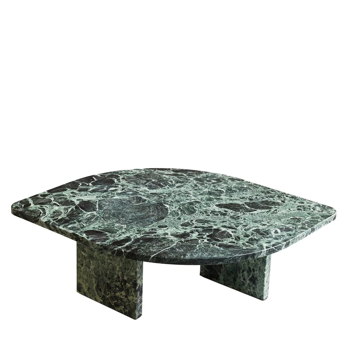 Tavolino in marmo Petal Verde Alpi