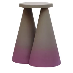 Tavolino Isola in ceramica viola di Cara/Davide