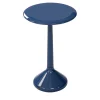 Tavolino laccato lucido blu