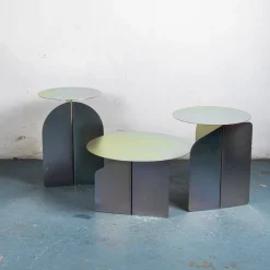 Tavolino Laterale in Metallo Risvolto 02