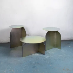 Tavolino Laterale in Metallo Risvolto 02