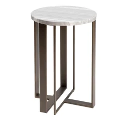Tavolino Linea Fata in Marmo Grigio