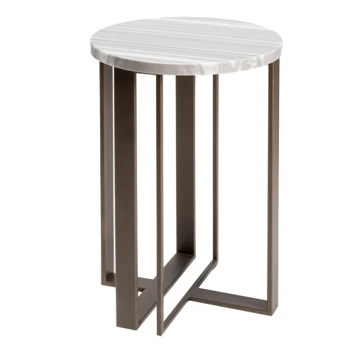 Tavolino Linea Fata in Marmo Grigio