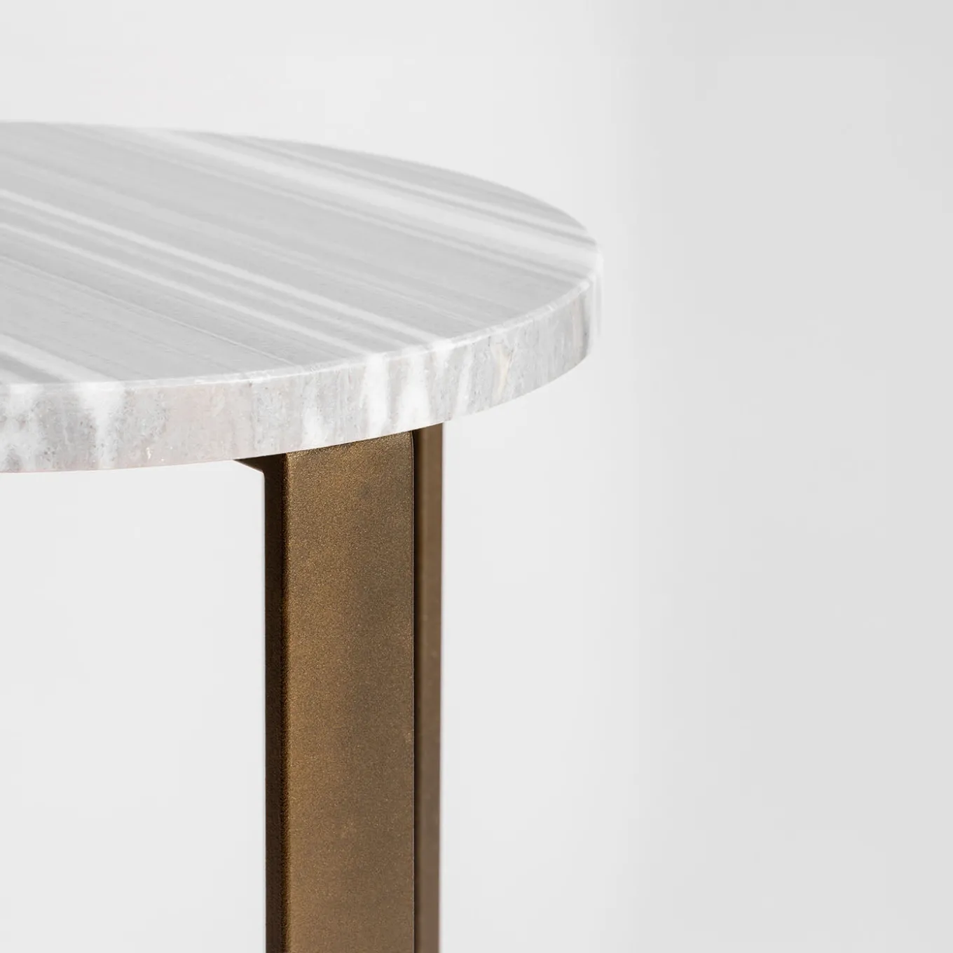 Tavolino Linea Fata in Marmo Grigio