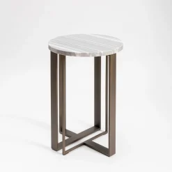 Tavolino Linea Fata in Marmo Grigio
