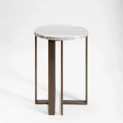 Tavolino Linea Fata in Marmo Grigio