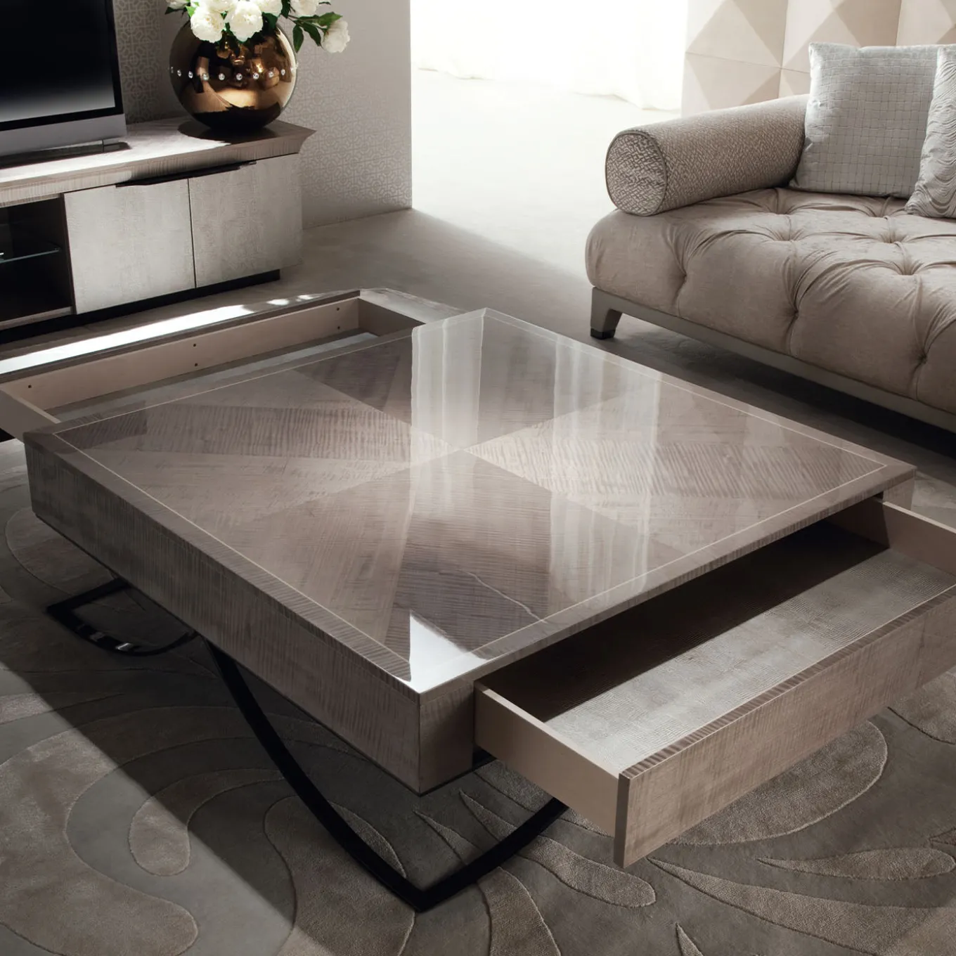 Tavolino quadrato Alchemy