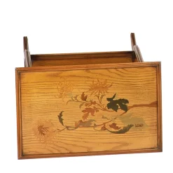 Tavolino rettangolare in stile Art Nouveau francese di Emile Gallè