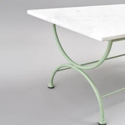 Tavolino Rombi in acciaio inox