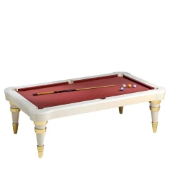 Tavolo da biliardo Regis bordeaux di Pino Vismara