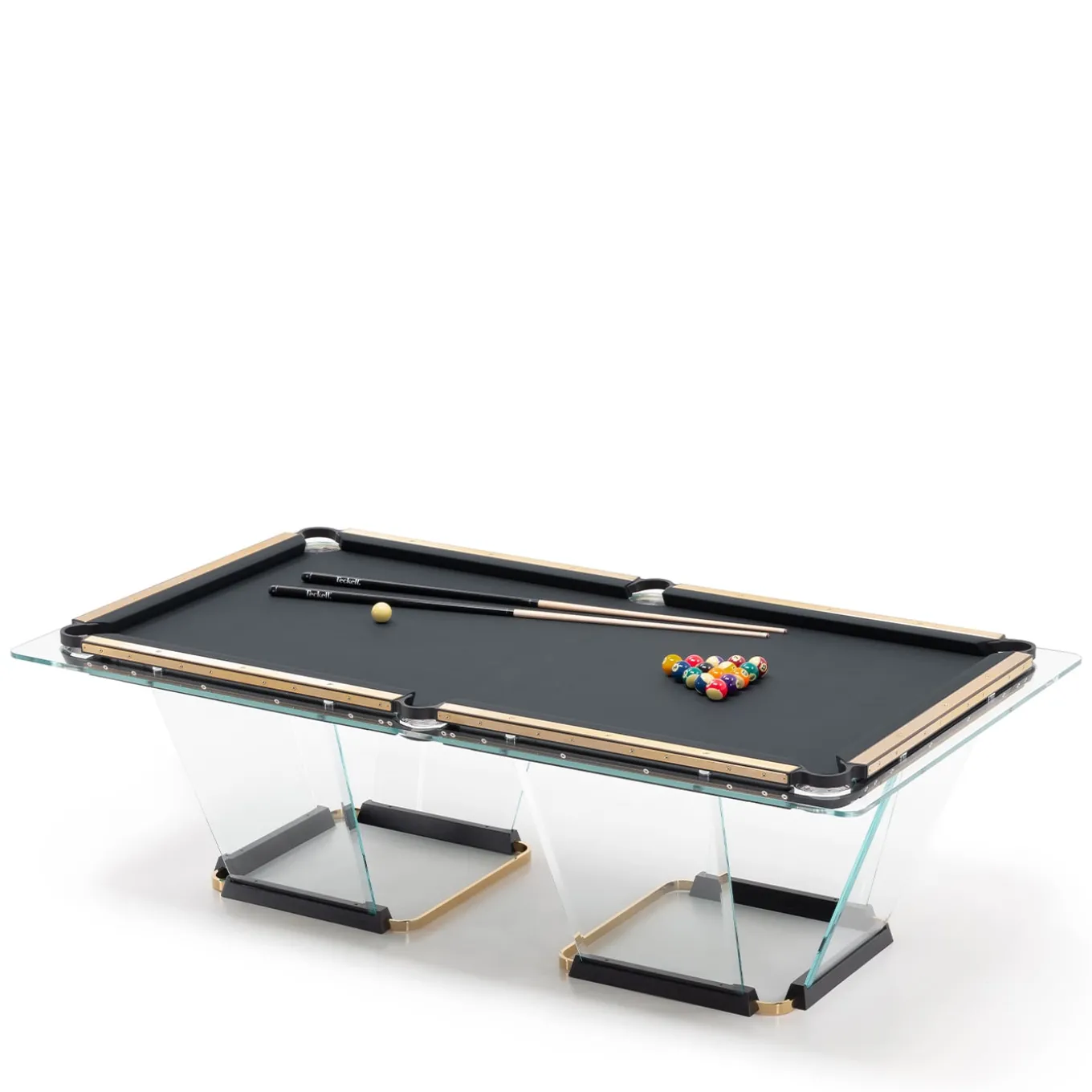 Tavolo da biliardo T1.3 Gold 24K in edizione limitata - 8ft