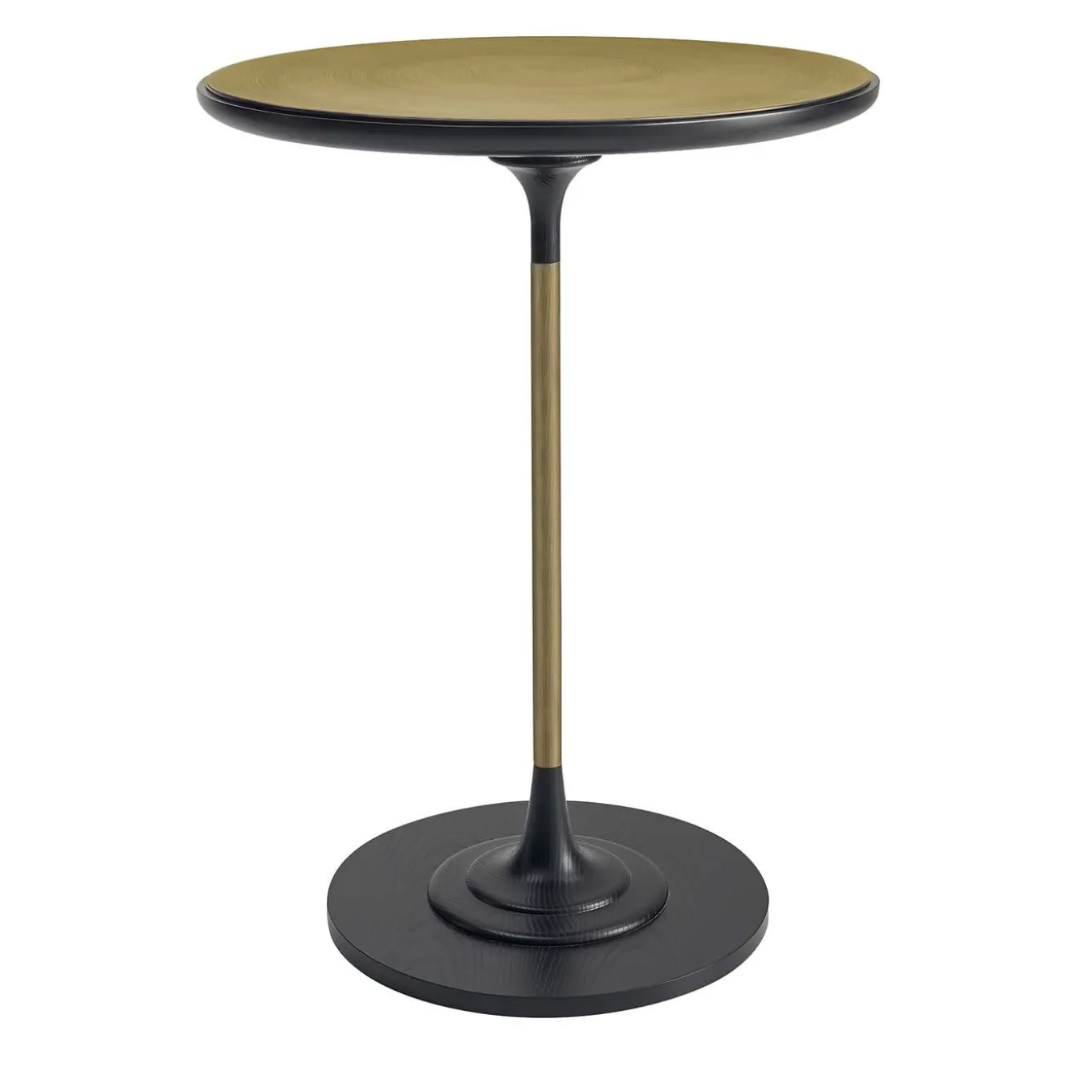 Tavolo da bistrot con piano in ottone