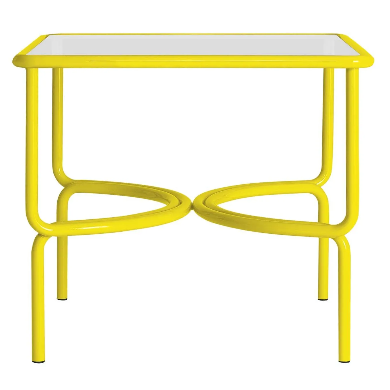 Tavolo da bistrot Locus Solus Yellow di Gae Aulenti