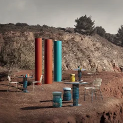 Tavolo da bistrot Trame Blue