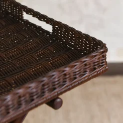 Tavolo da Portata Grande Gueridon in Vimini